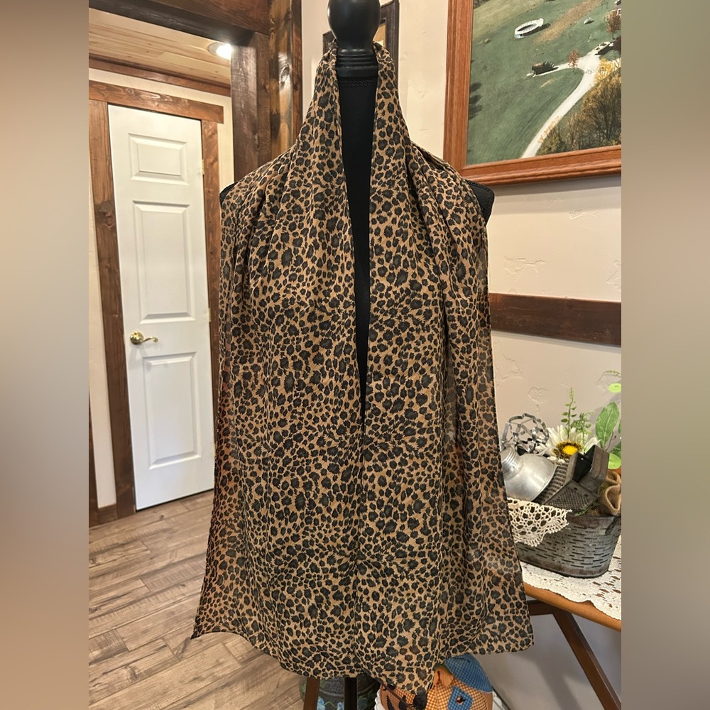 Leopard Print Scarf